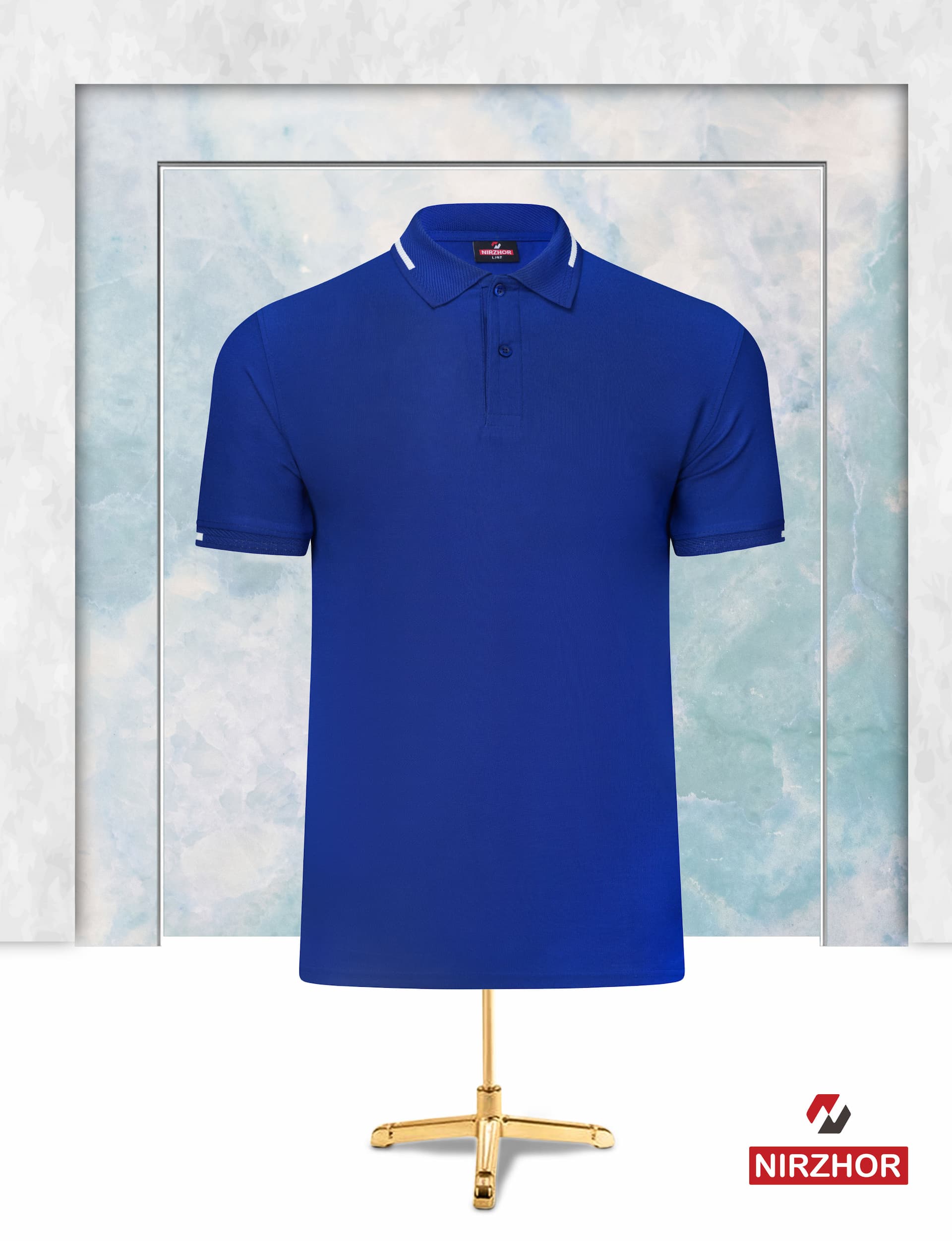Royal Blue Polo Shirt for Men — Nirzhor