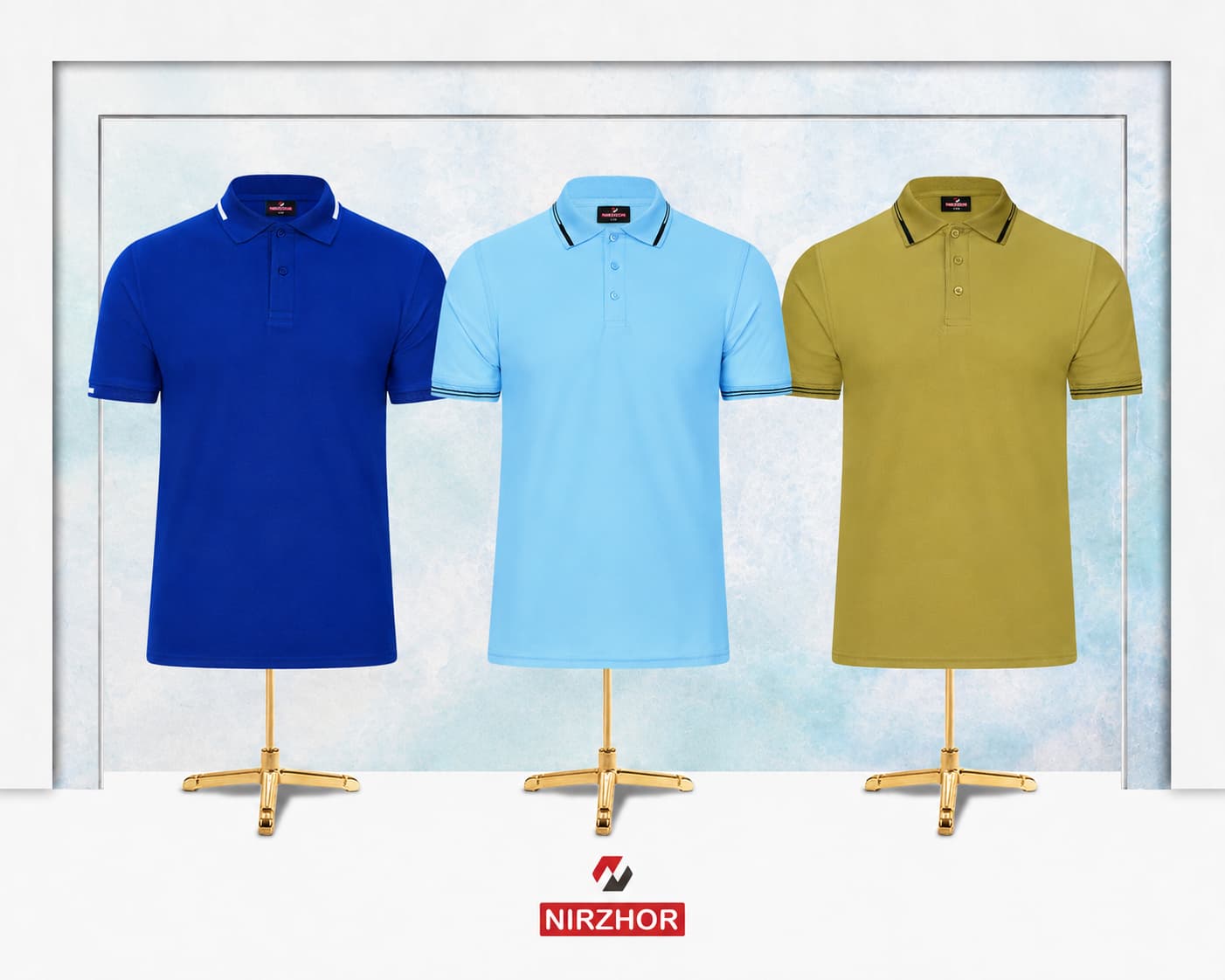 Royal Blue, Sky Blue & Olive Green - 3 Pieces Combo Pack — Nirzhor