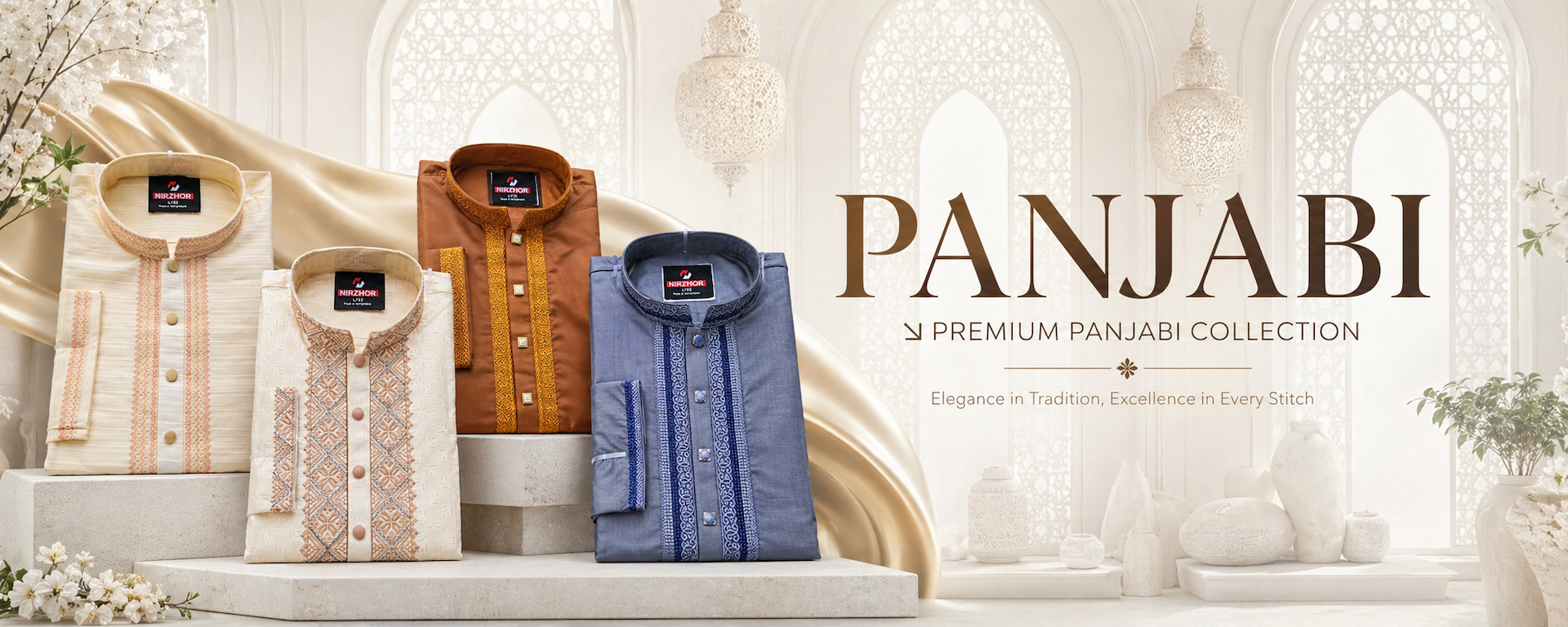 Nirzhor — Premium Men's Fashion Bangladesh banner 1